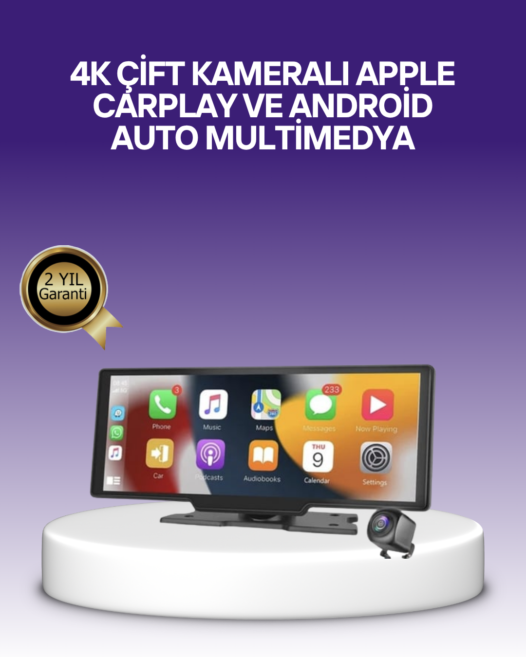 Volkswagen Golf, Polo, Passat, Jetta, Tiguan, BMW 3-5 Serisi CarPlay Android Auto 10.26” Ekran