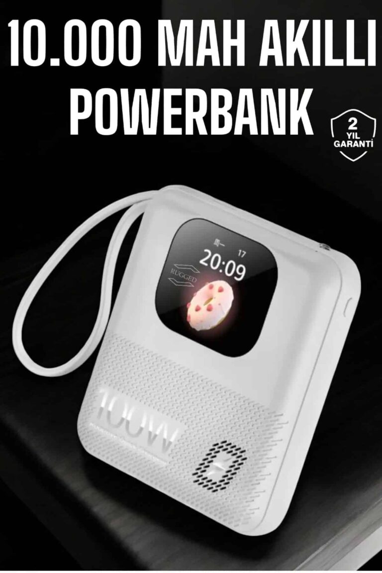 Powerbank Ekranlı Çok Fonksiyonlu Müzik Dinleme Kitap Okuma