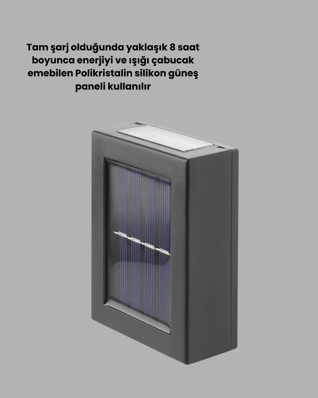 Dış Mekan Güneş Paneli ile Aydınlatma Lambası