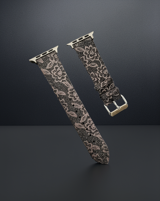 Apple Watch 38mm Creeper Desenli Kordon - Kahverengi