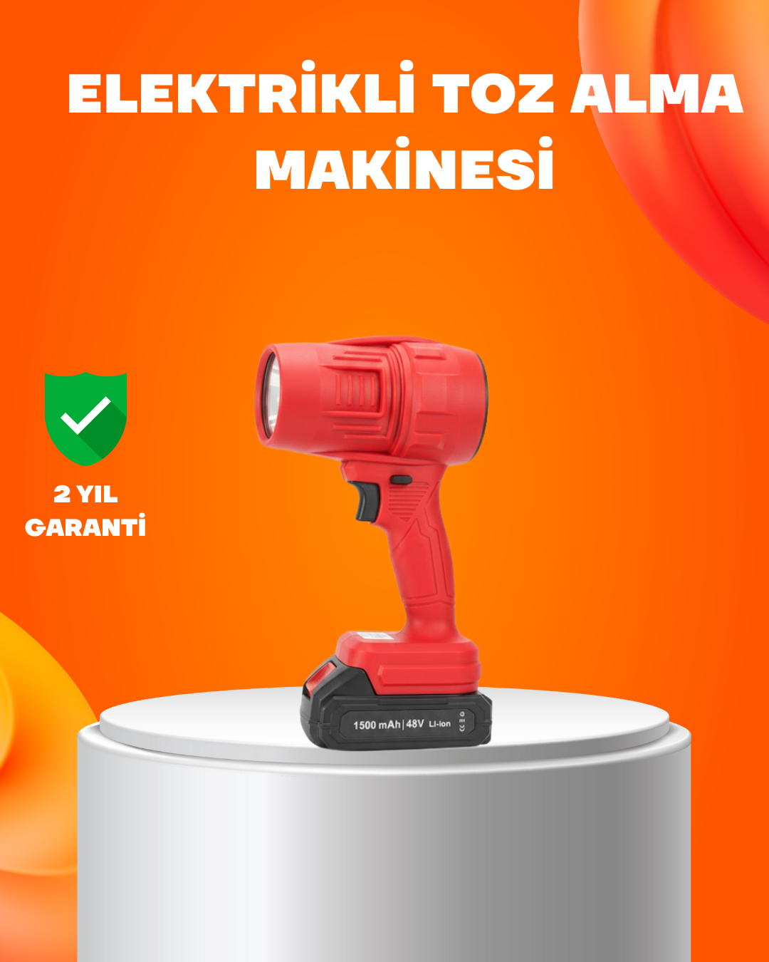 Elektrikli Toz Alma Cihazı Güçlü Hava Üfleme ve Derin Temizlik