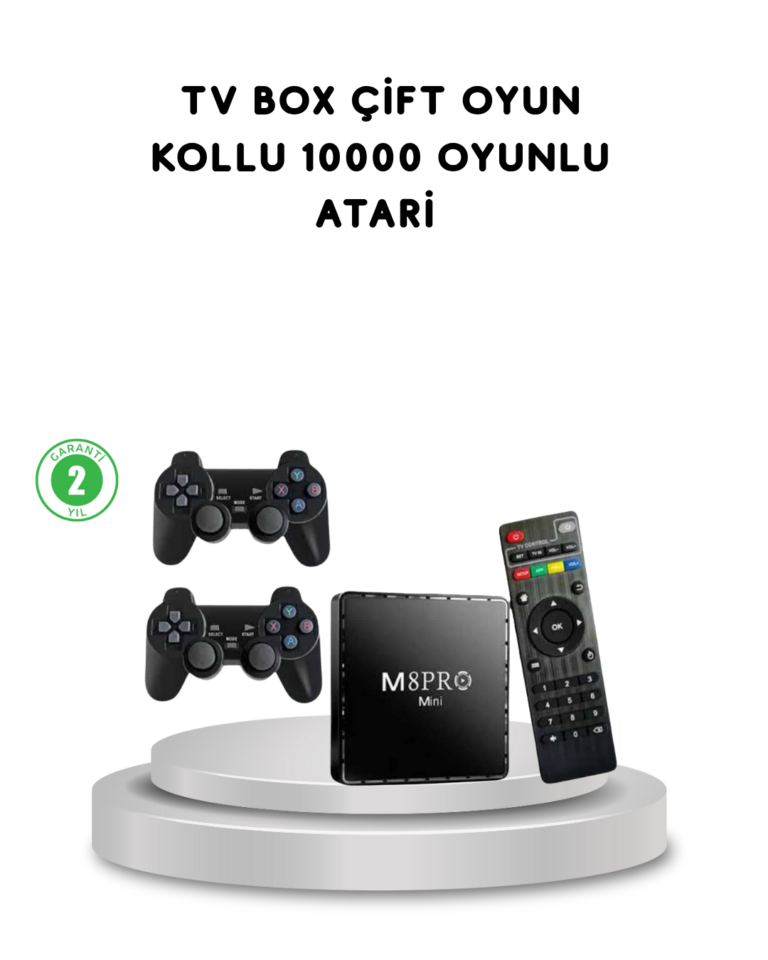 M8Pro Mini 2 Android 12 64 GB TV Box – 10K Ultra HD Görüntü & Oyun Keyfi