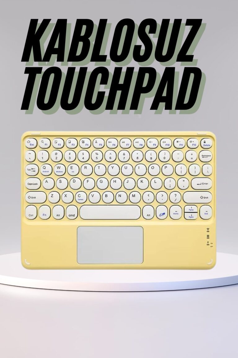 Profesyonel Wifi Q Klavye Bluetooth Klavye Touchpad 10.8 Inç