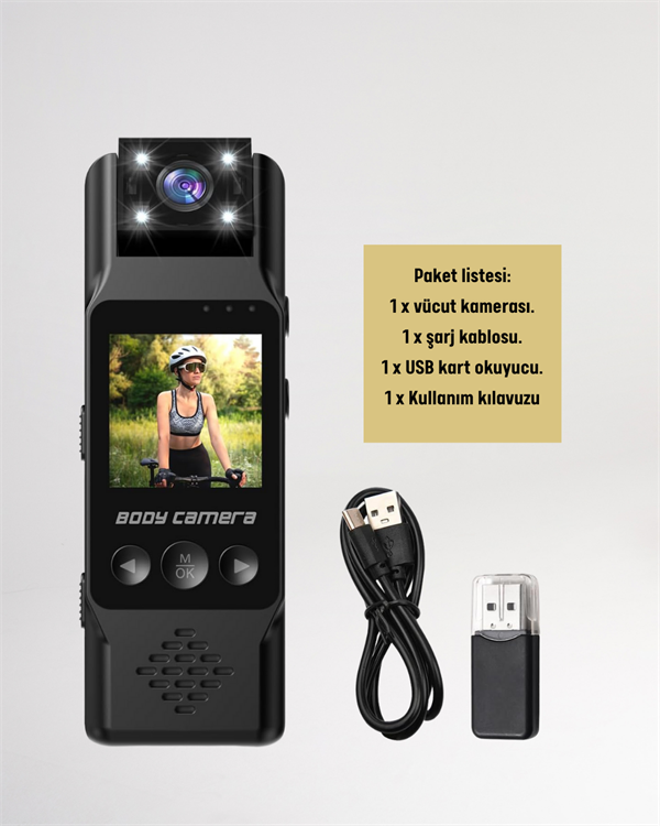 Kablosuz WiFi Bağlantılı Full HD Mini Kamera – Döngüsel Kayıt ve Hareket Algılama Özellikli