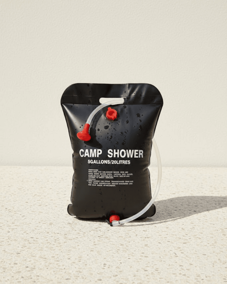 20 Litre Güneş Enerjili Kamp Duşu PVC Dayanıklı Taşınabilir Duş Torbası