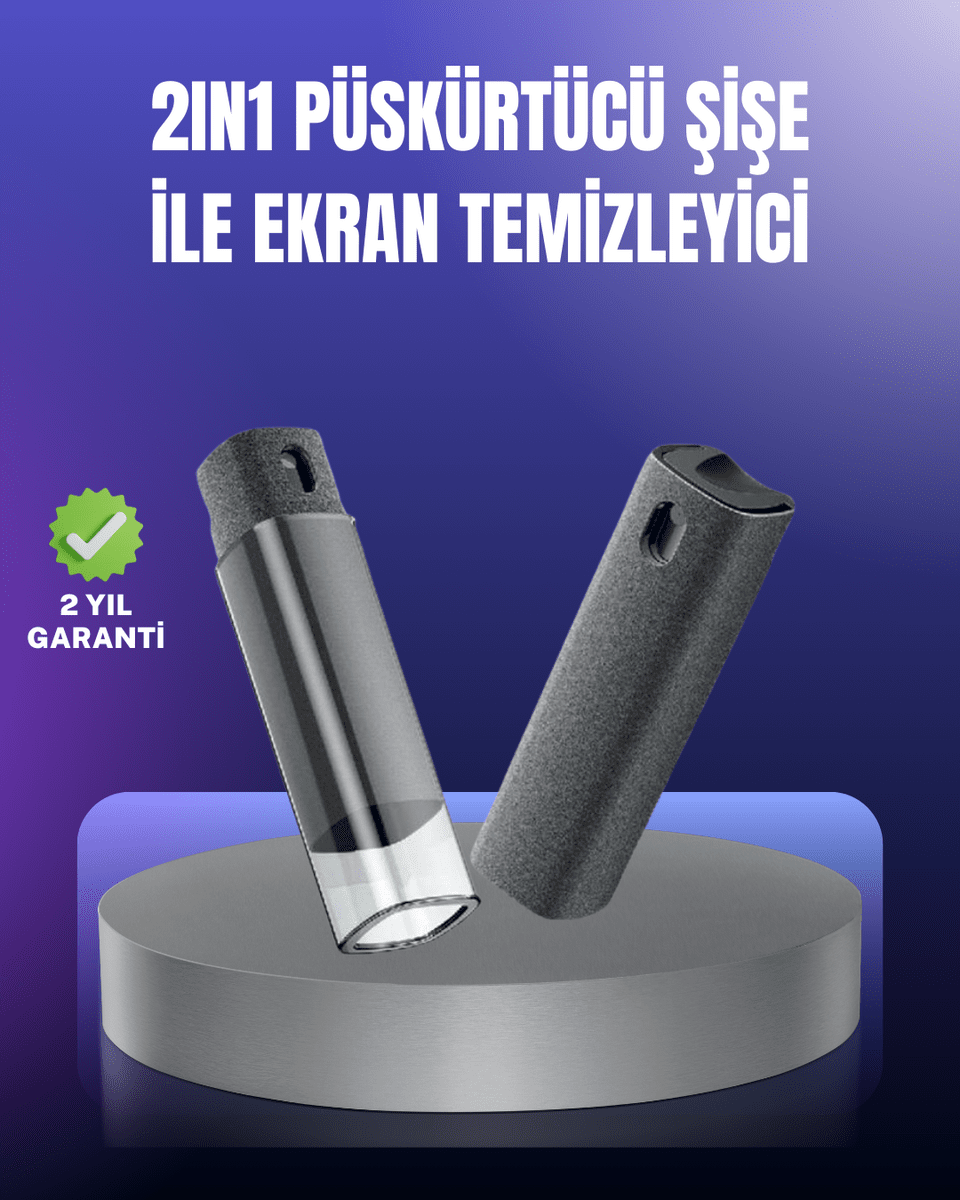 Laptop TV Tablet İçin Ekran Temizleme Spreyi Alkol İçermez