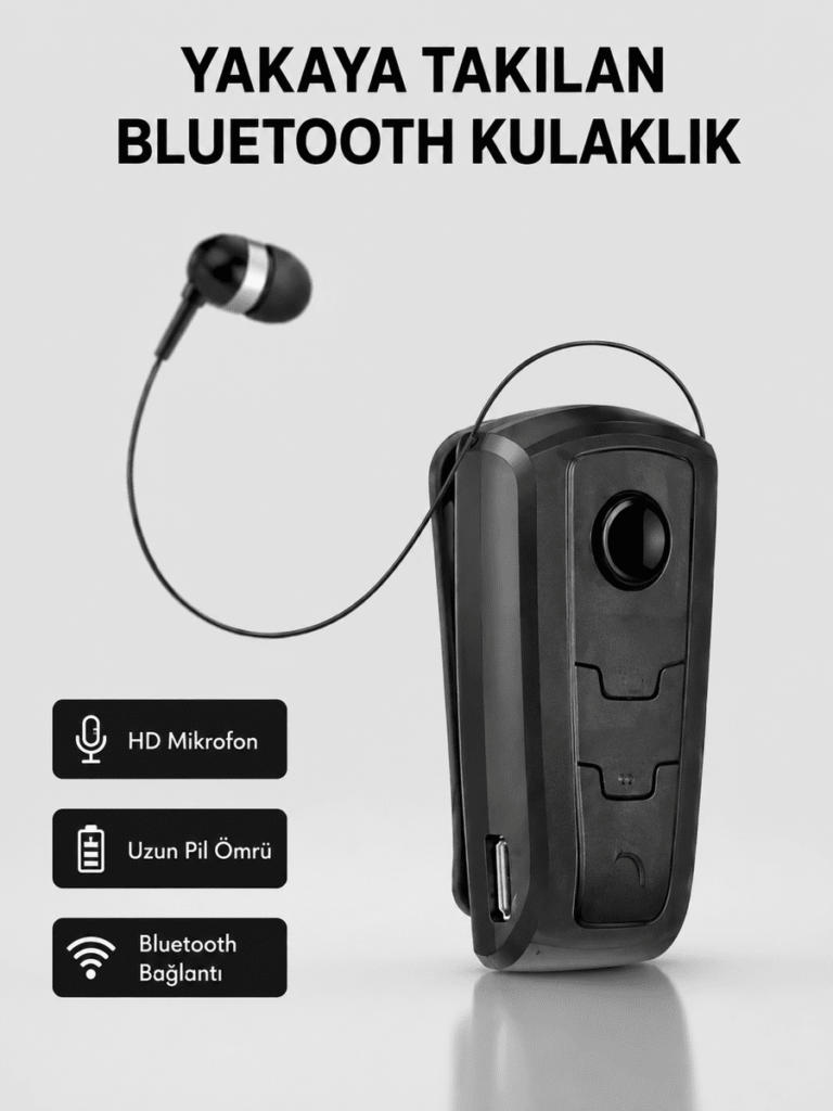Profesyonel Bluetooth Kulaklık – Hızlı Şarj, Çift Cihaz Desteği, Uzun Süreli Kullanım