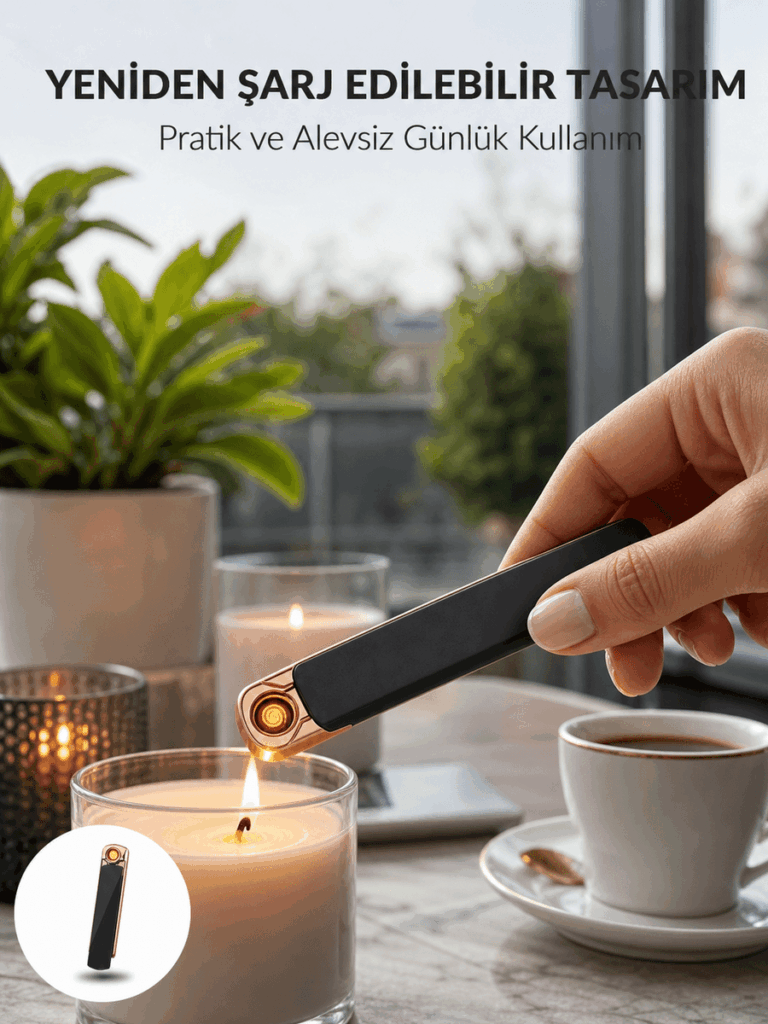 Elektronik Çakmak – Lüks Tasarım, Rüzgarda Sönmez Yeni Nesil