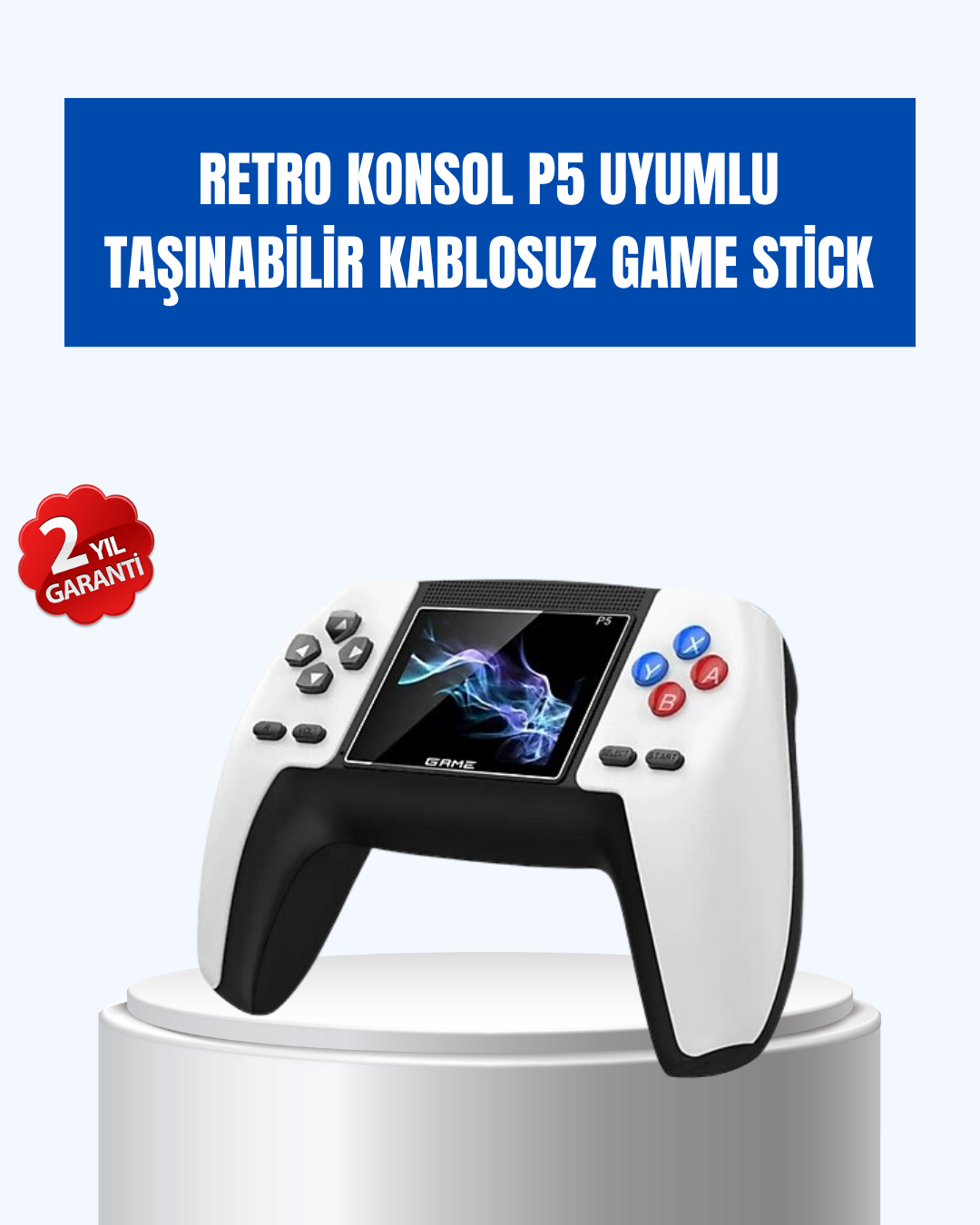 520 Oyunlu Taşınabilir Retro Oyun Konsolu | P5 GamePad