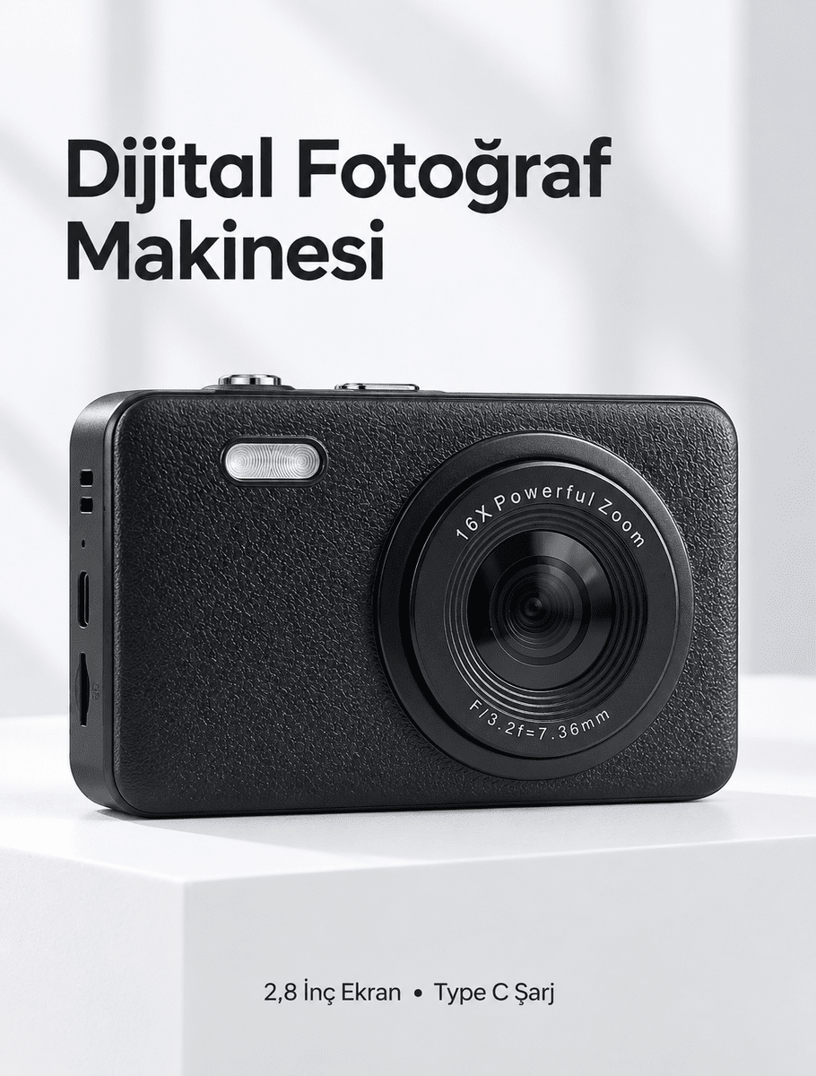 Taşınabilir Dijital Fotoğraf Makinesi