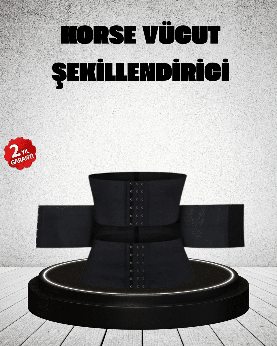 Vücut Şekillendirici Bel Sargısı Kaymaz Esnek Tasarım