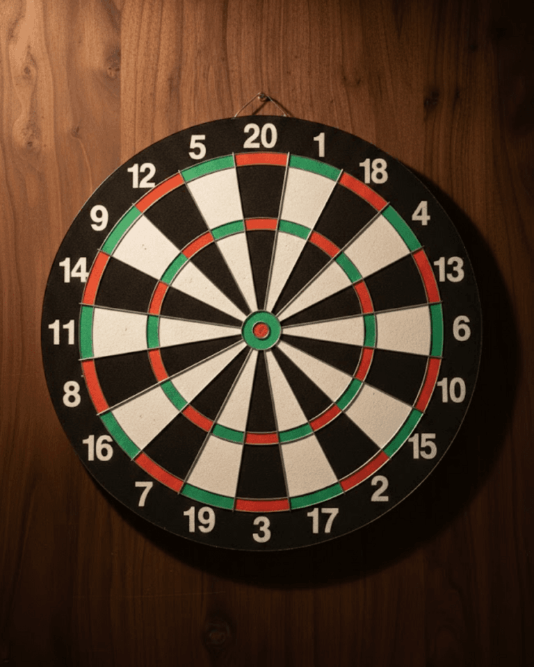 15 İnç Dart Tahtası Seti Dayanıklı Yapı 4 Metal Dart Oku