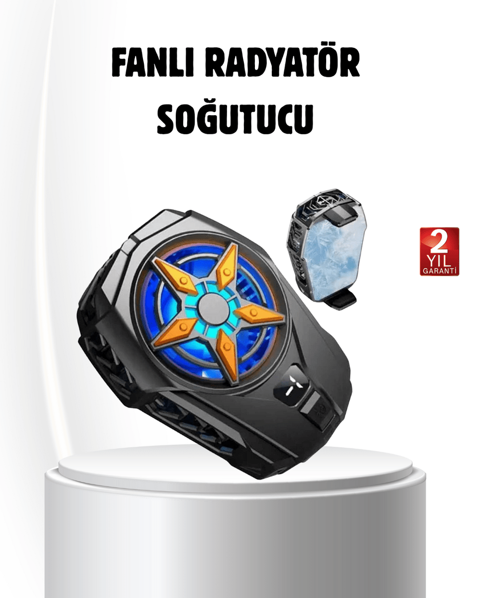 Oyun Telefonu Soğutucu Fan – Sessiz ve Kompakt Mobil Soğutma Cihazı