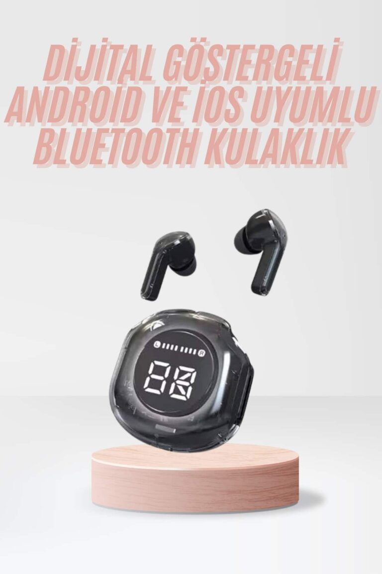Yeni Nesil Bluetooth Kulaklık Dijital Göstergeli Gaming Dokunmatik 5.3 Kablosuz
