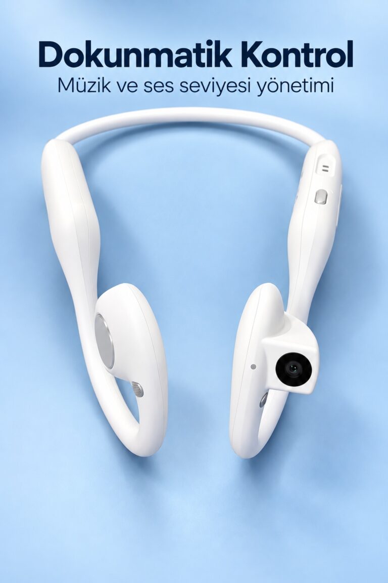 Video Kayıt Özellikli Bluetooth Kulaklık Sesli Asistan Destekli