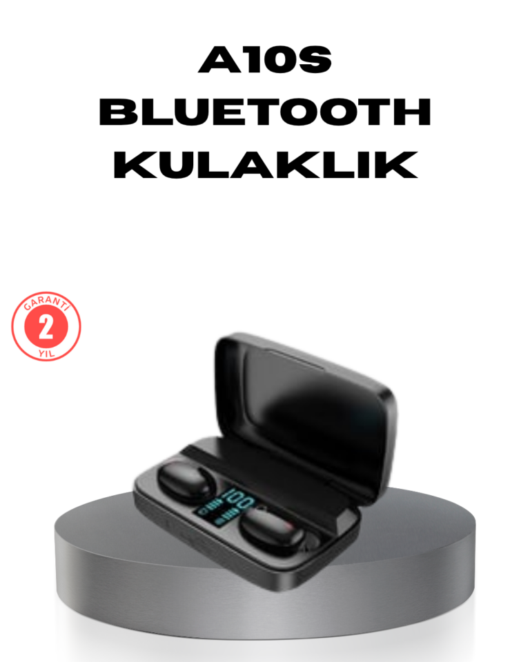 A10s TWS Bluetooth 5.0 Kulaklık – Powerbank’li Şarj Kutusu, Dokunmatik Kontrol, Gerçek Stereo
