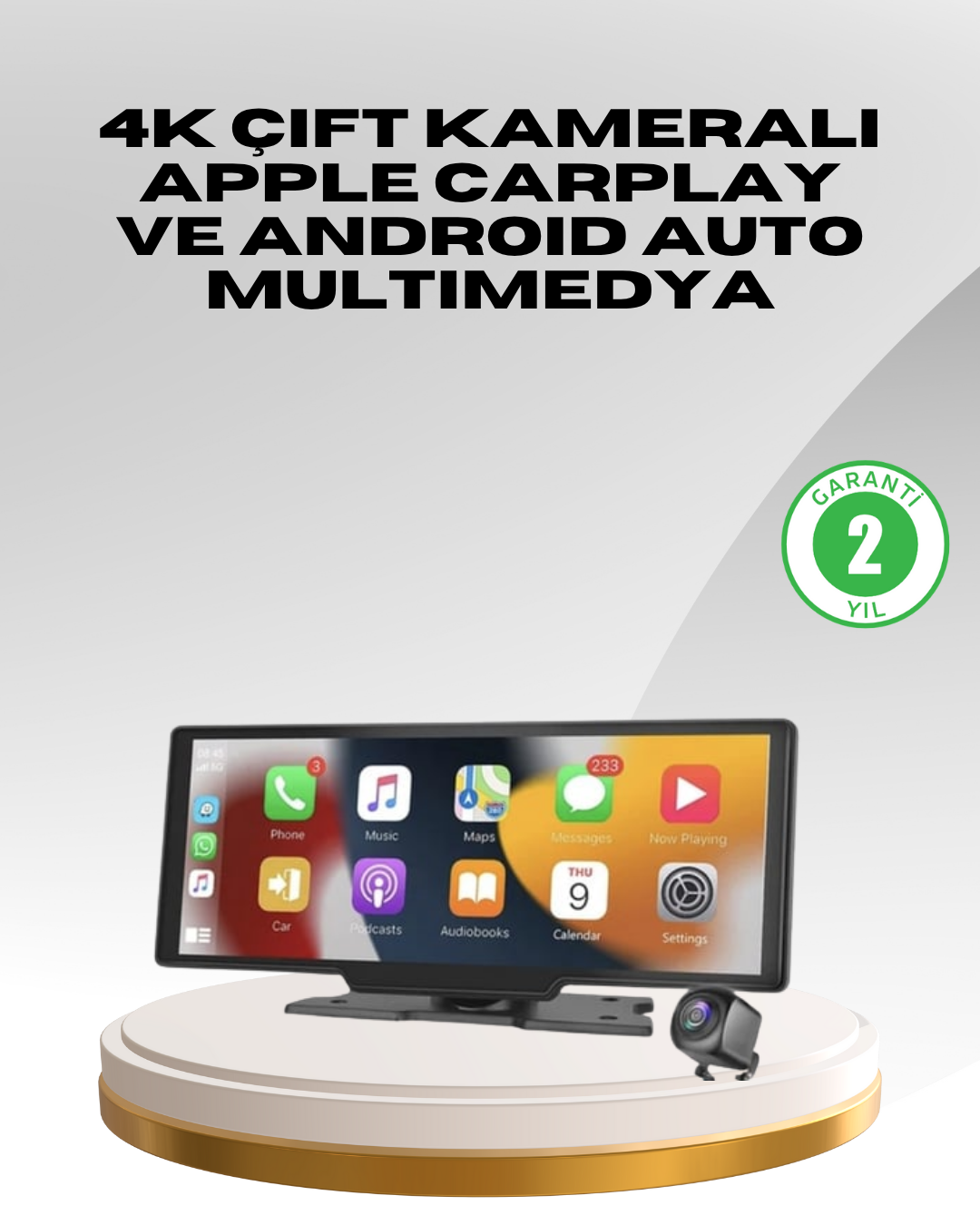 Volkswagen Golf Polo Passat Uyumlu 10.26” CarPlay Android Auto Ekran