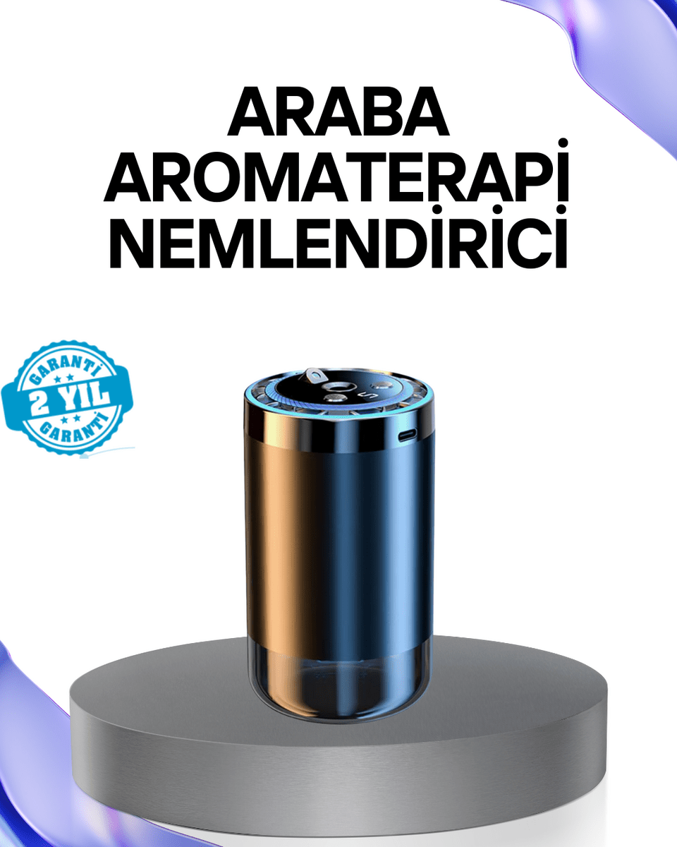 Otomatik Açma Kapama Özellikli Araç Difüzör Nemlendirici