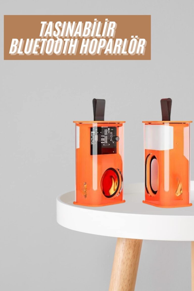 Ses Bombası Mini Işıklı Taşınabilir Bluetooth Speaker Hoparlör