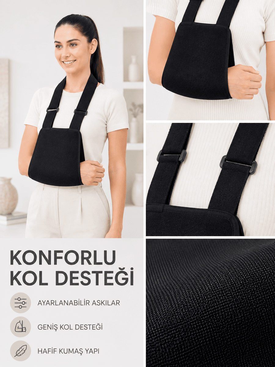 Pratik Kol Askısı Ayarlanabilir Kol Destekleyici Omuz ve Kol Askısı