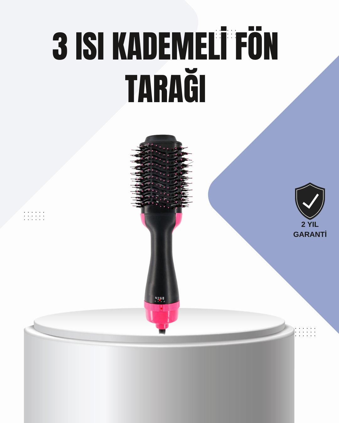 Oval Tasarımlı Profesyonel Fönlü Saç Şekillendirici