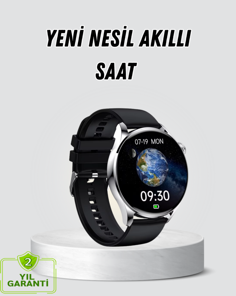 Akıllı Saat GPS Nabız Uyku Takibi Sesli Arama Titreşim Bildirimli