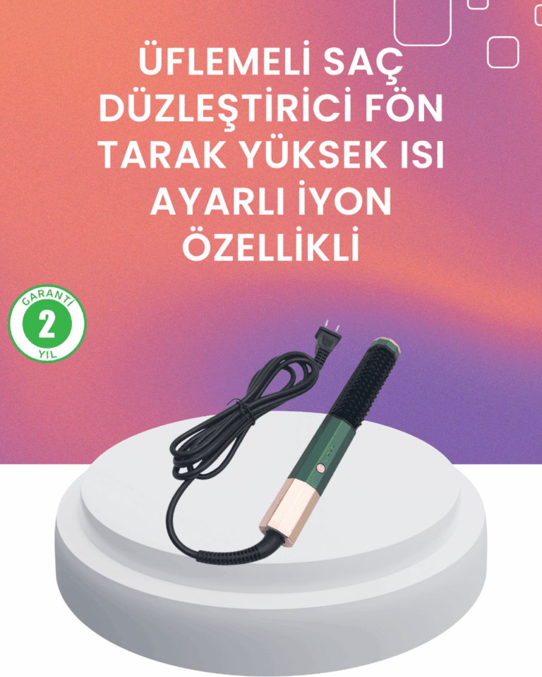 Termal Koruma Sistemli Çok Fonksiyonlu Saç Şekillendirme Cihazı