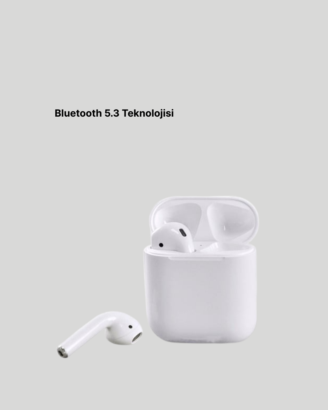 2. Nesil Bluetooth 5.0 Kablosuz Kulaklık Su Geçirmez HD Ses