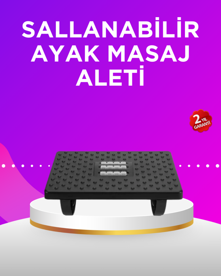 Masa Altı Ayak Dinlendirme Aparatı – Masajlı, Isıtmalı, Taşınabilir