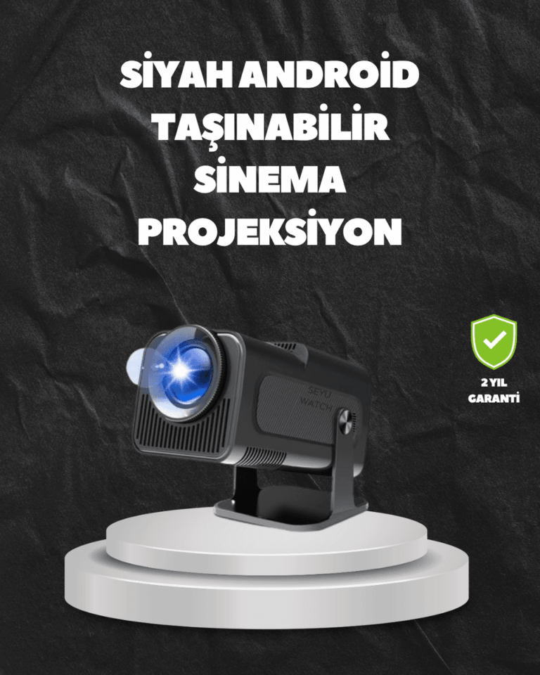 WiFi6 ve Bluetooth 5.0 Teknolojili Kablosuz Bağlantı Özellikli Projektör