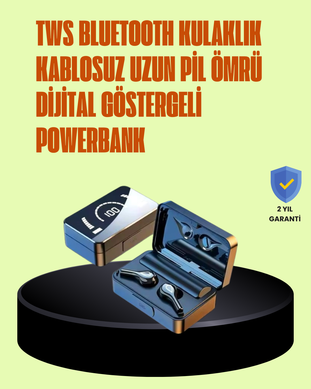 Kablosuz Kulaklık – Dokunmatik Kontrol ve Uzun Pil Ömrü