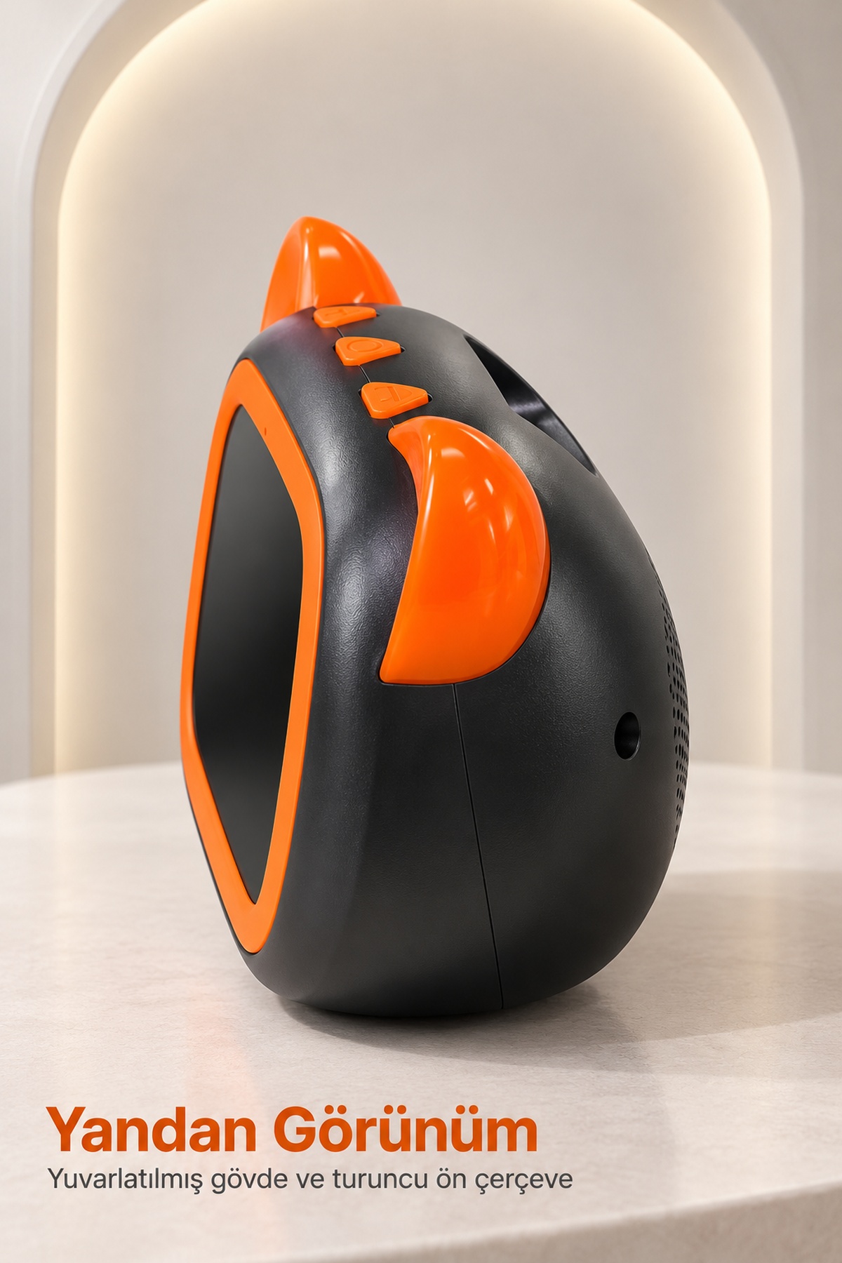 Bluetooth Hoparlör Ekranlı Saat ve Alarm Özellikli