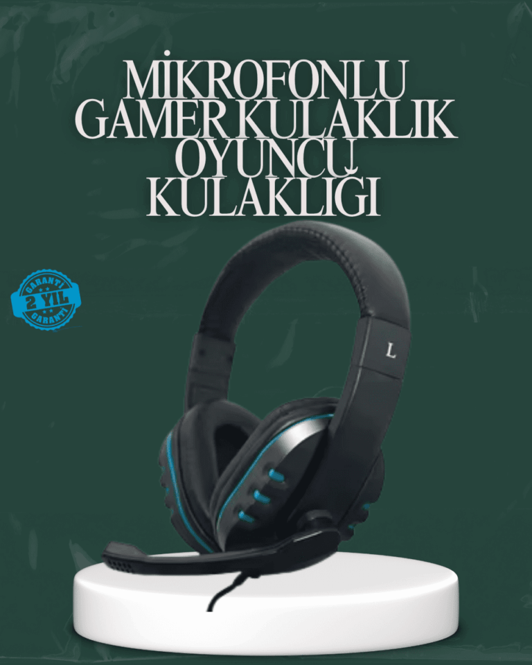 Kablolu Gaming Headset – Net Ses Ayrımı ve Ayarlanabilir Konfor
