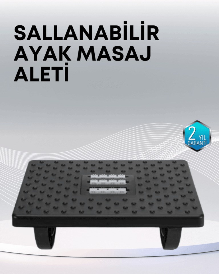 Ayak Destek ve Masaj Aleti – Ergonomik, Isıtmalı, Ayarlanabilir Yükseklik