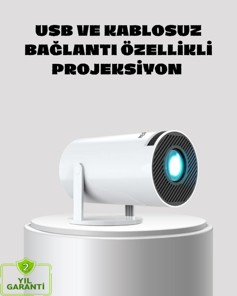 Kablosuz Bağlantılı Full HD Ev Sinema Projeksiyonu 160 ANSI Lümen