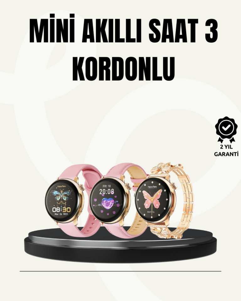 Akıllı Saat – Şık Tasarım, Uzun Pil Ömrü ve Su Geçirmez Özellik