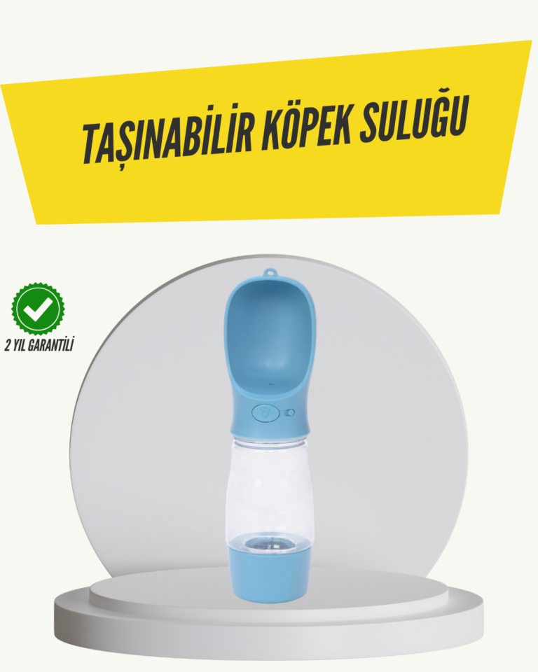 Taşınabilir Su Tasarruflu Köpek ve Kedi Su Şişesi Tek Elle Kullanım Kolaylığı