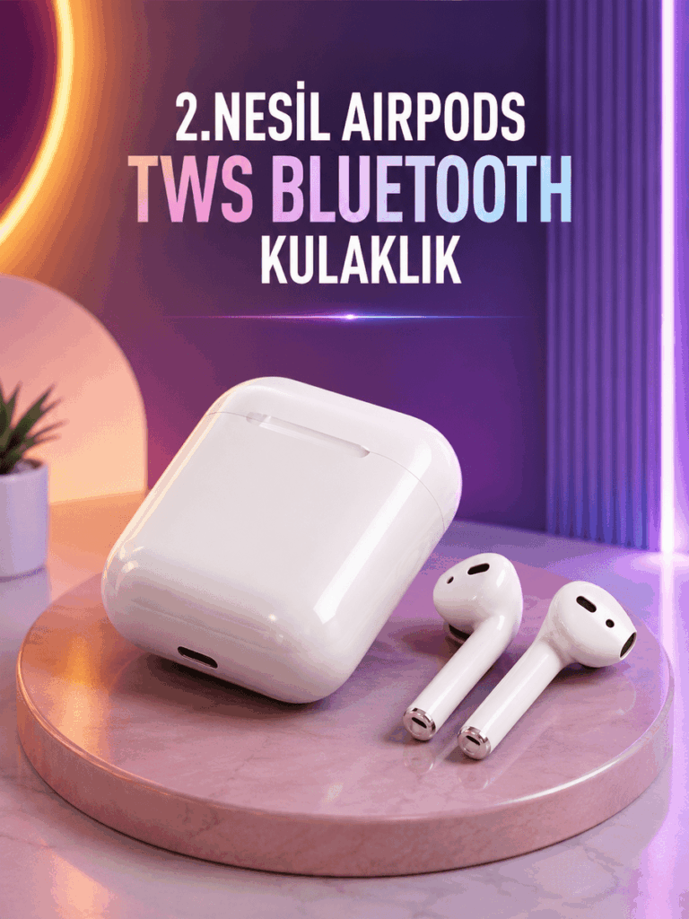 2.Nesil TWS Bluetooth Kulaklık Yüksek Ses Kaliteli