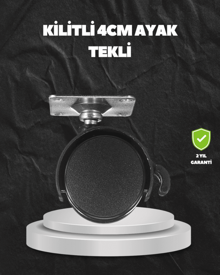 Kilitli 4 cm Evrensel Tekerlek Ayak Tek Adet