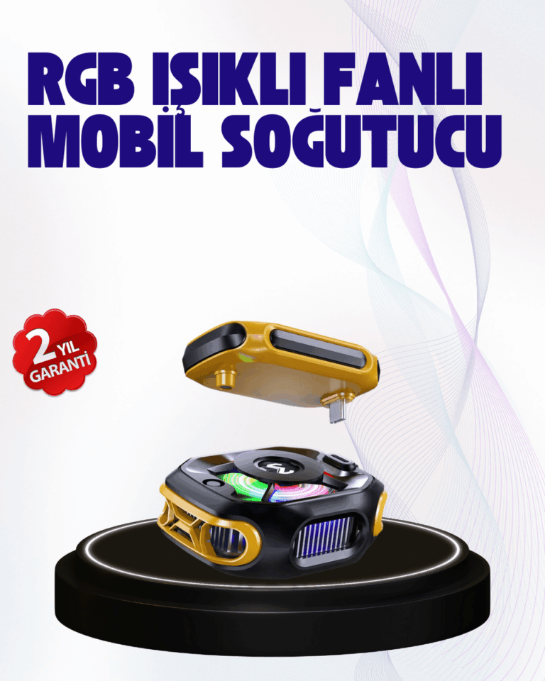 2000mAh Bataryalı Kablosuz Taşınabilir Cihaz Soğutucu