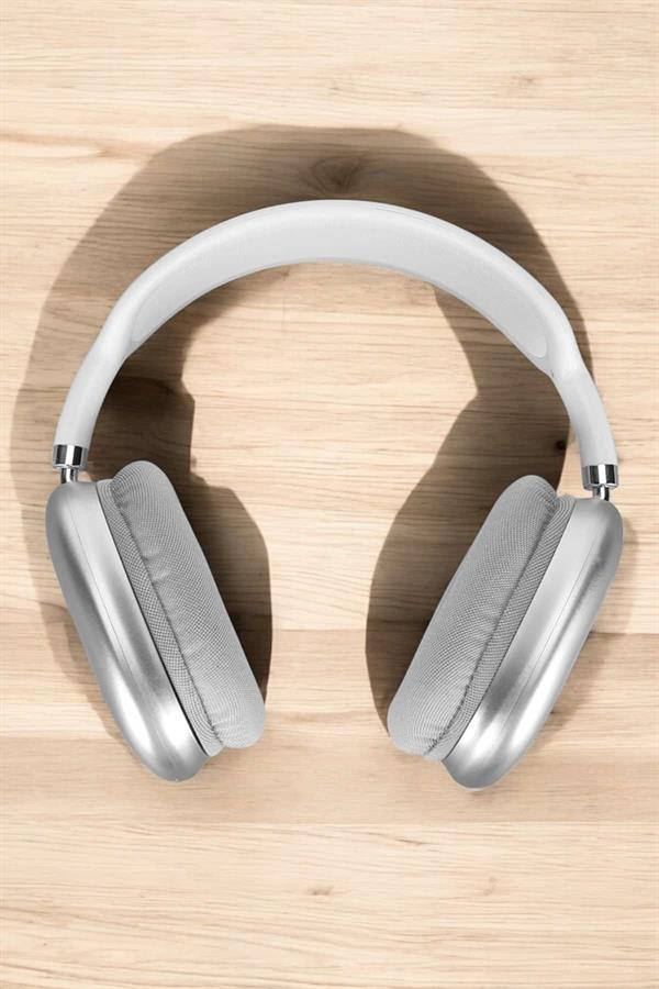 P9 Plus Kablosuz Kulak Üstü Bluetooth Kulaklık Beyaz Mikrofonlu Kulaküstü Kablosuz Kulaklık