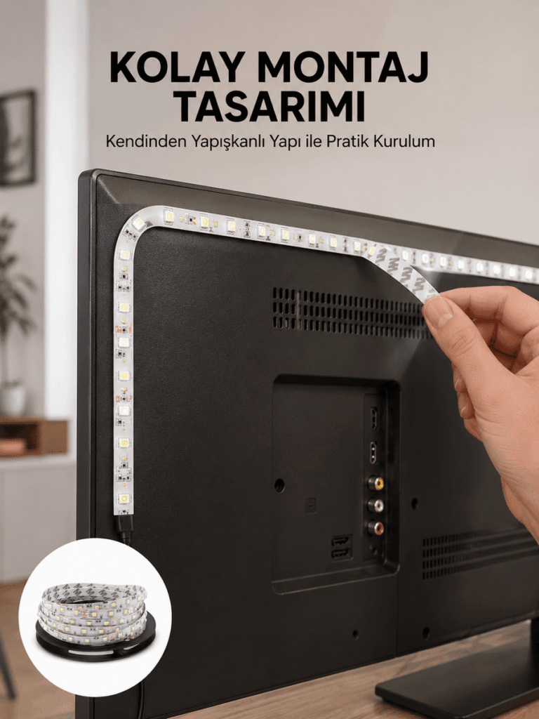 Uzaktan Kumandalı LED TV Arka Işık Şeridi Yeni Nesil