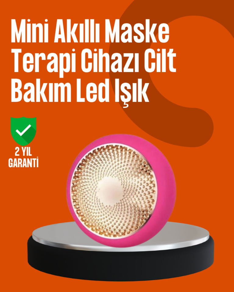 UFO Mini LED Işık Terapili ve Termoterapili Cilt Bakım Cihazı