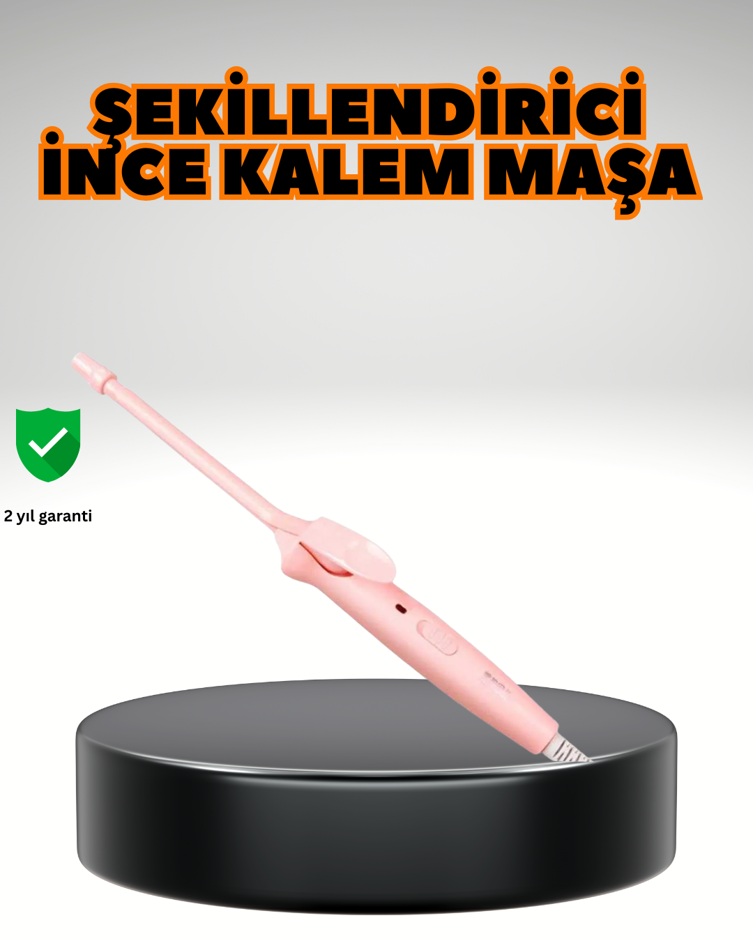Yanma Önleyici Uçlu Profesyonel Saç Bukle Maşası