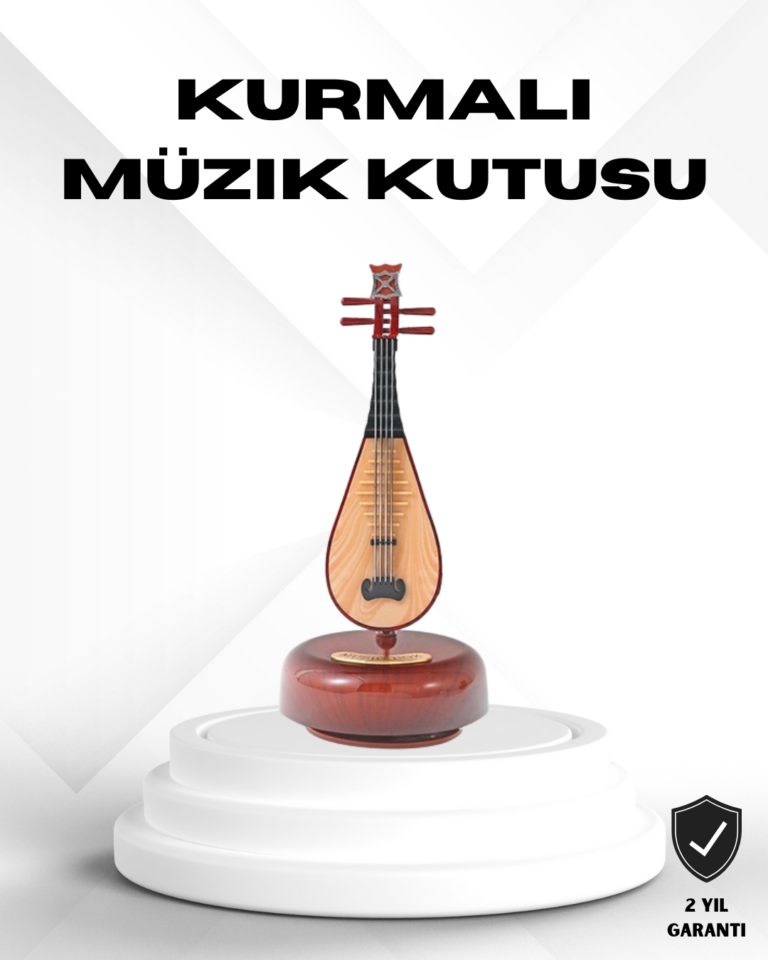 Figürlü Müzik Kutusu Zarif Melodili Dekoratif Model
