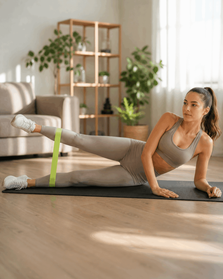 Spor Egzersiz Direnç Bandı Yoga Pilates ve Fitness Antrenman Lastiği