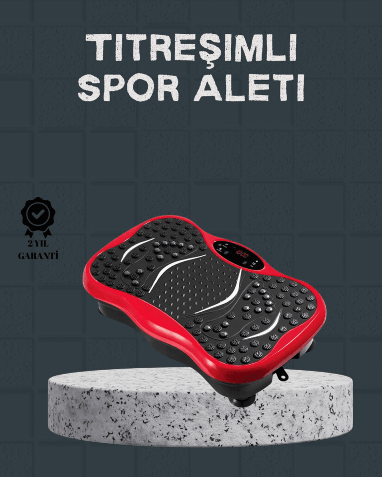 Titreşimli Egzersiz Platformu Evde Spor ve Kas Aktivasyonu