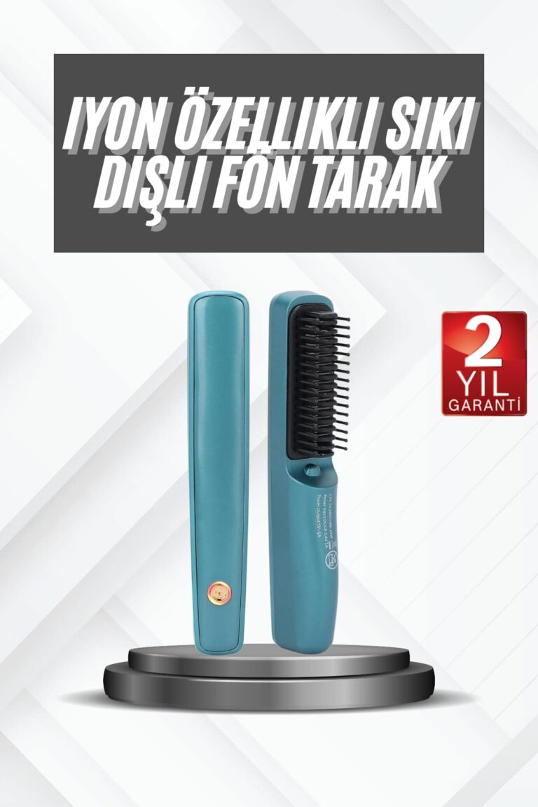 Fön Tarak Yüksek Isı Ayarlı Elektriklenme Karşıtı İyon Özelliği
