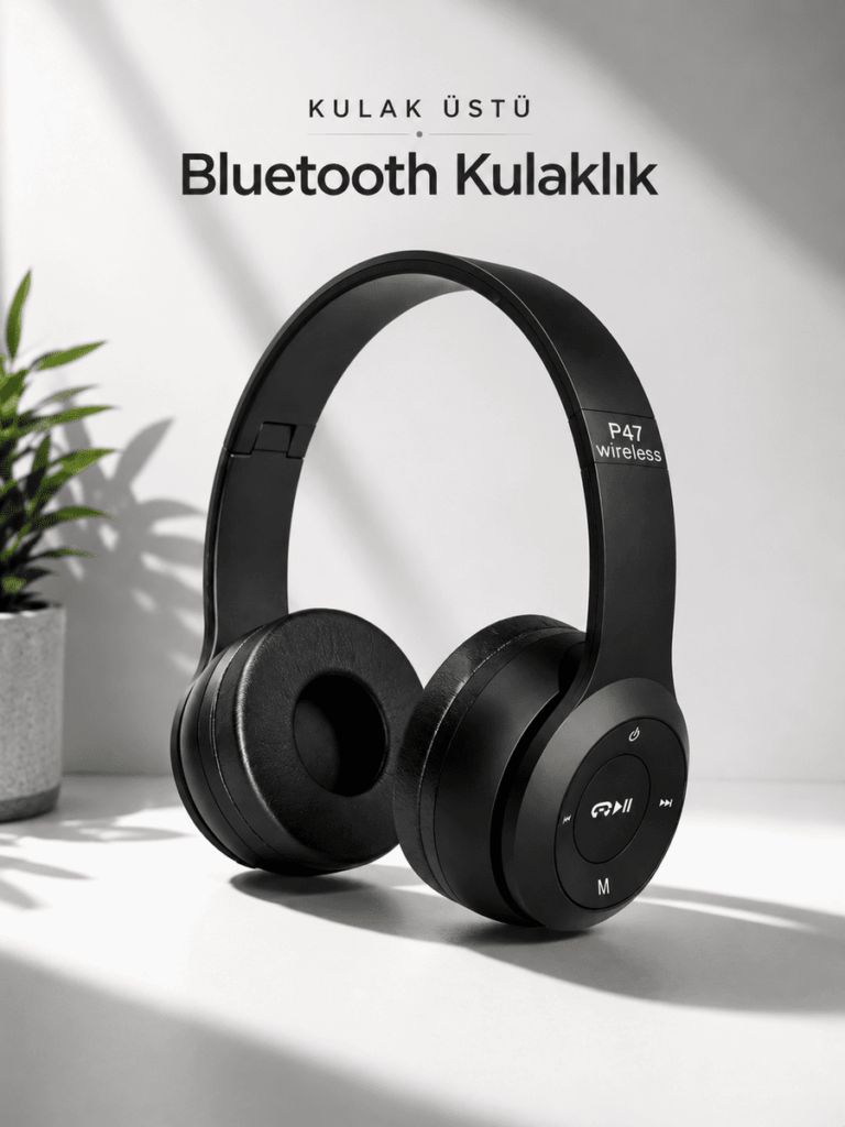 Kulak İçi Kablosuz Bluetooth Kulaklık Ekstra Bass ve Çok Yönlü Kullanım