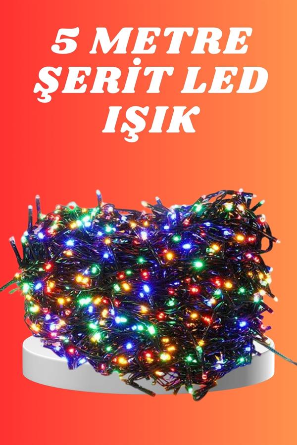 Renkli Her Ortama Uygun 5 Metre Led Işık Renkli Aydınlatma